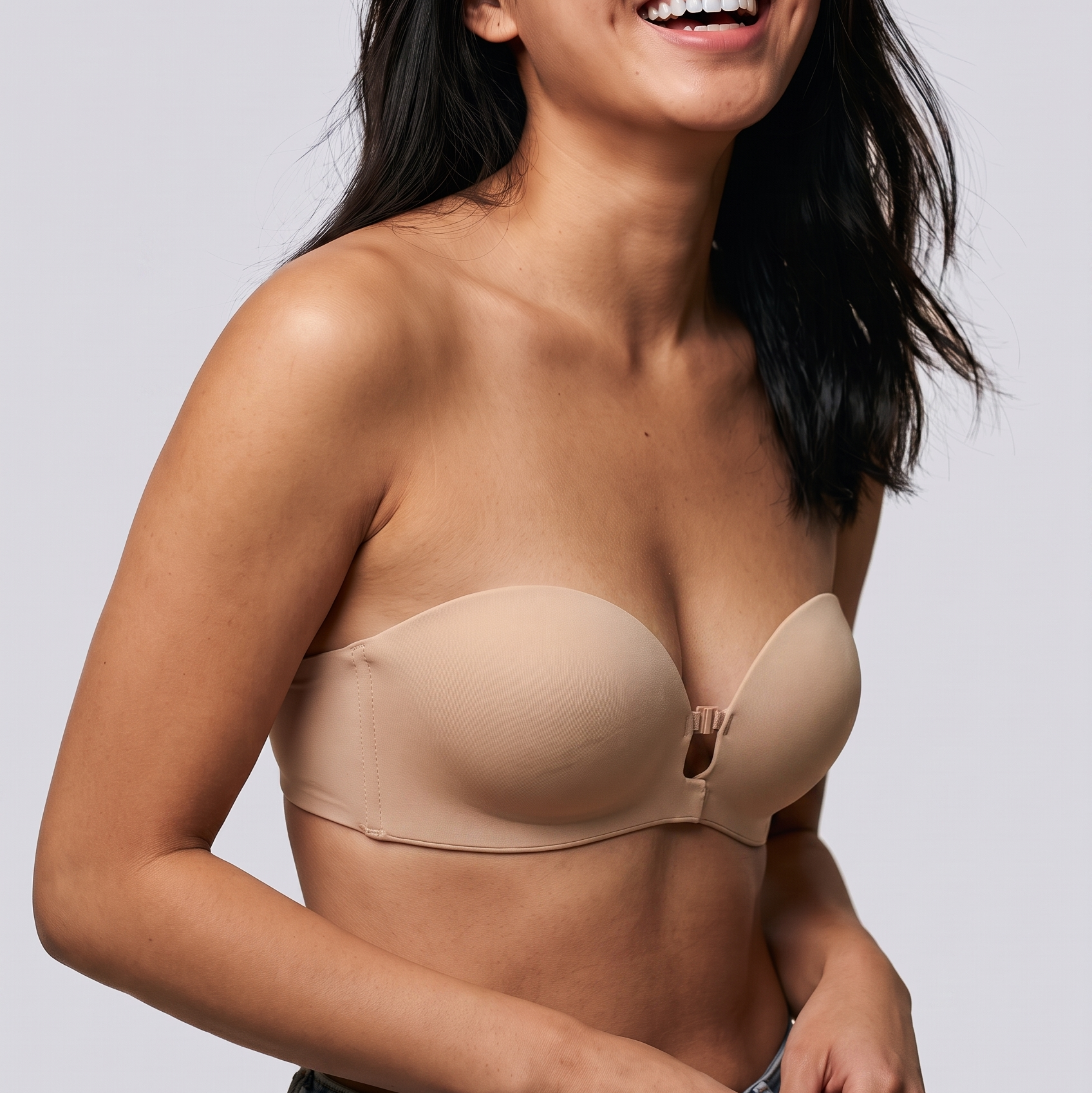 Strapless Front Closure Bra
